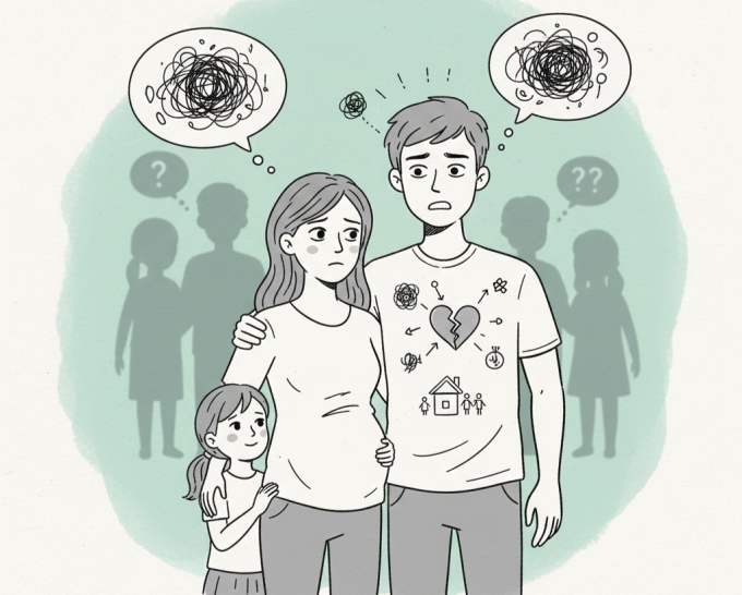 Mẹ đơn thân lớn tuổi hơn có thai với tôi