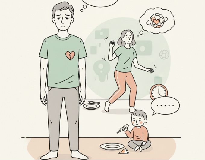 Từ khi vợ tập thể thao, gia đình thường xuyên lục đục