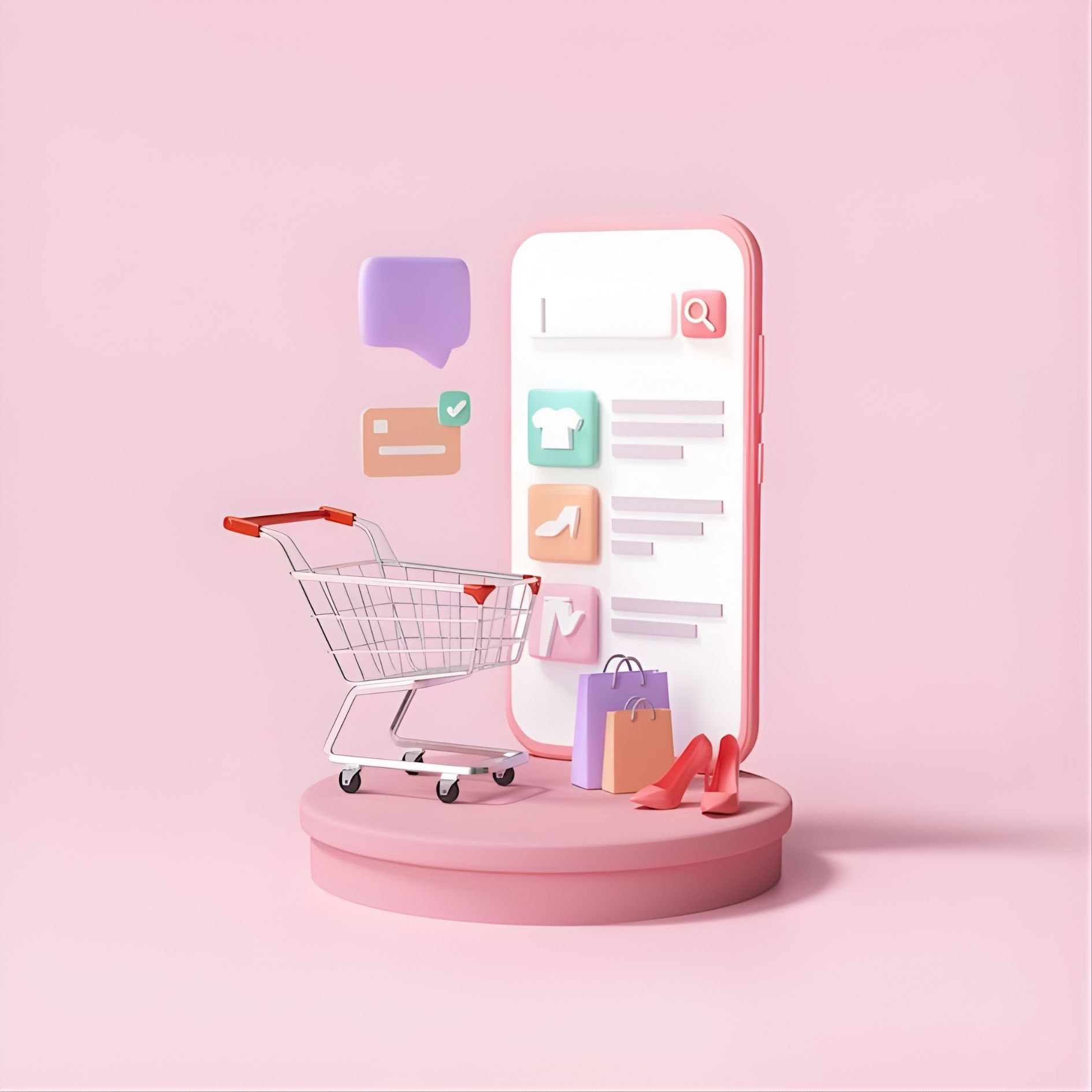 Công nghệ phát triển khiến việc mua sắm dễ dàng hơn (Pinterest)