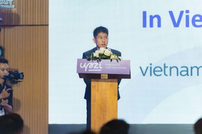 Ông Ryosuke Kanemoto - CEO Navigos Group phát biểu tại sự kiện. Ảnh: Navigos Group