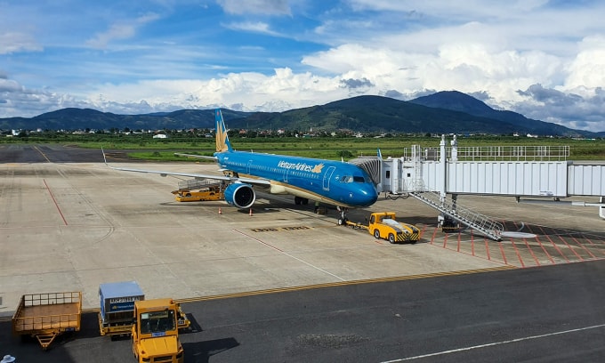 Một góc sân bay Liên Khương. Ảnh: Khánh Hương