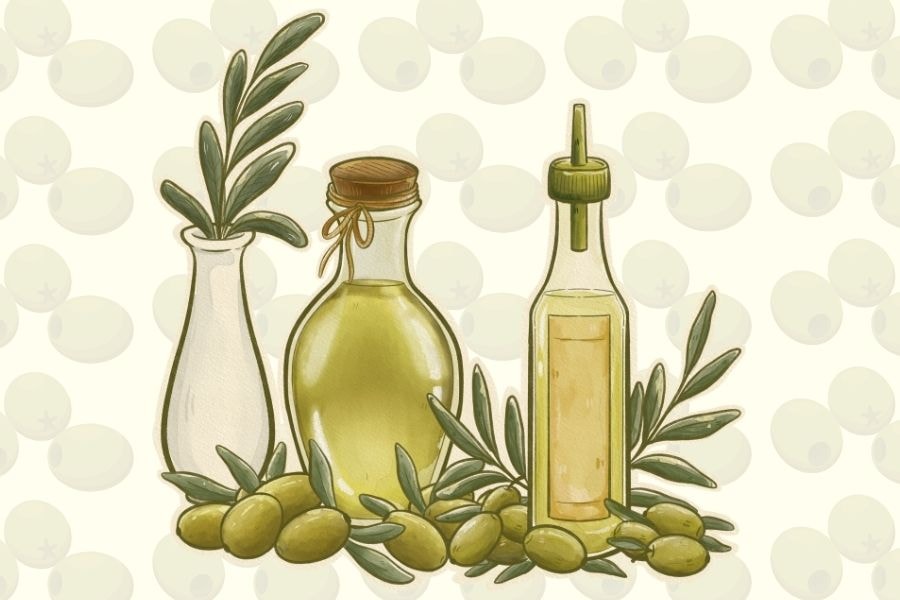 Sử dụng dầu oliu nguyên chất để chế biến thức ăn