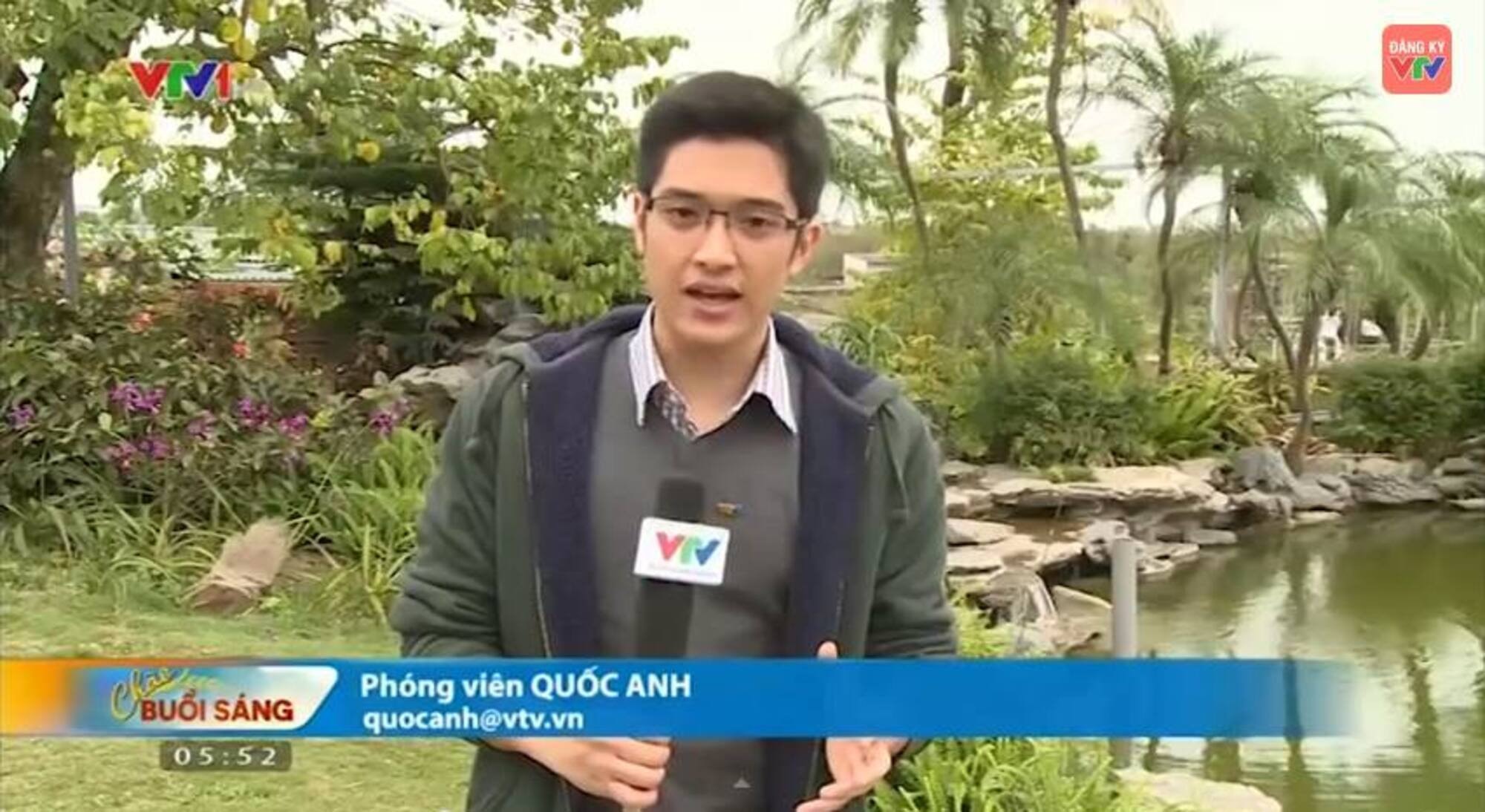 BTV Quốc Anh từng dẫn các chương trình như Chào buổi sáng, Quốc gia số trước khi dẫn dắt chương trình Thời sự 19h,...