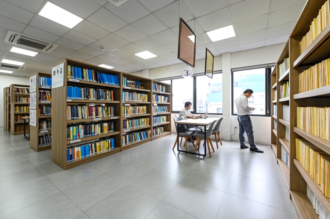 Không gian Viện nghiên cứu cao cấp về Toán (VIASM). Ảnh: Giang Huy