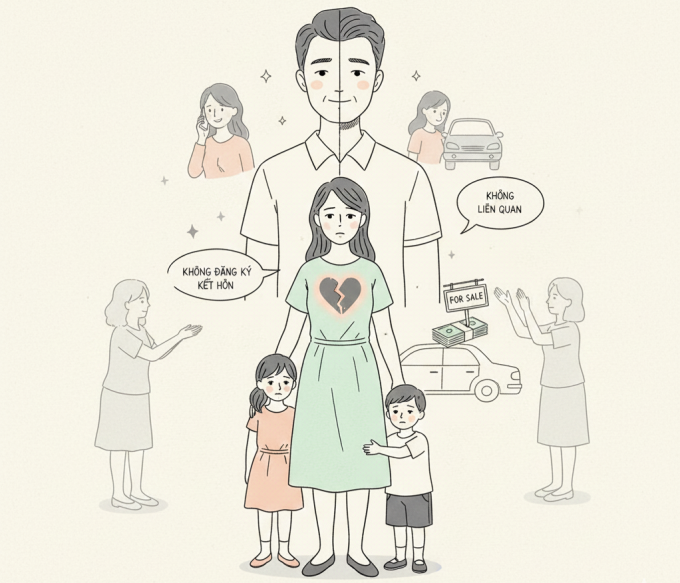 Một người phụ nữ hứa sẽ chu cấp cho con của chồng tôi