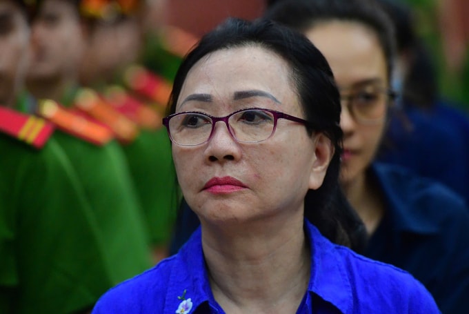 Bà Trương Mỹ Lan tại phiên phúc thẩm. Ảnh: Thanh Tùng