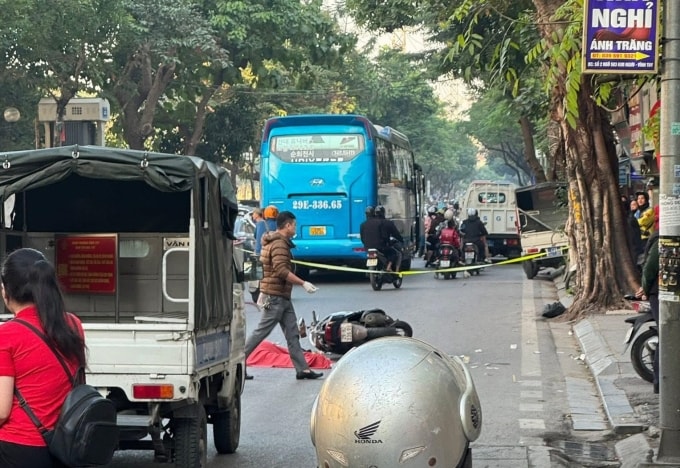 Hiện trường vụ tai nạn. Ảnh: Việt An