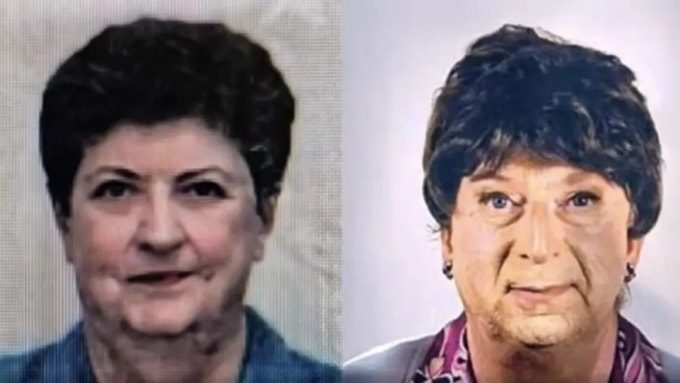 Người đàn ông ở Borgo Virgilio (phải) và người mẹ đã khuất. Ảnh: CNN