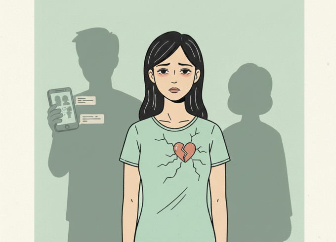 Chồng ngoại tình nhưng tôi chẳng thể rơi một giọt nước mắt