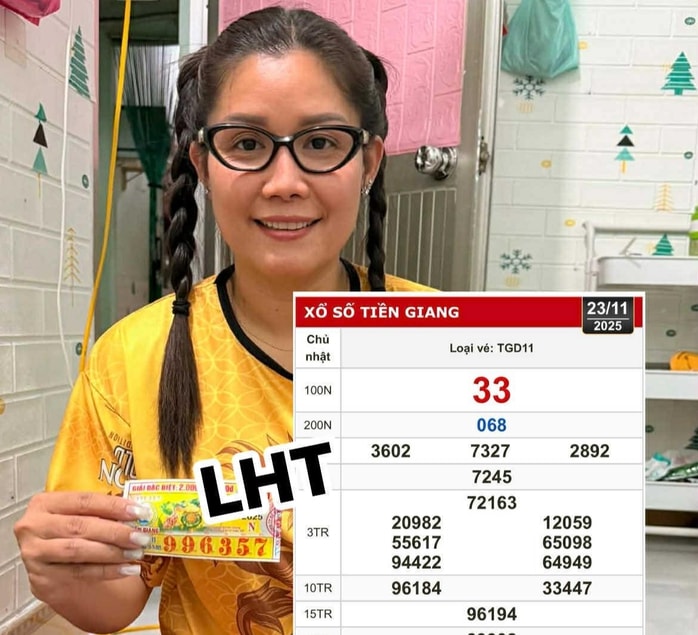 Người phụ nữ Tây Ninh trúng đặc biệt xổ số miền Nam đổi thưởng tiền tỉ trong đêm - Ảnh 2.