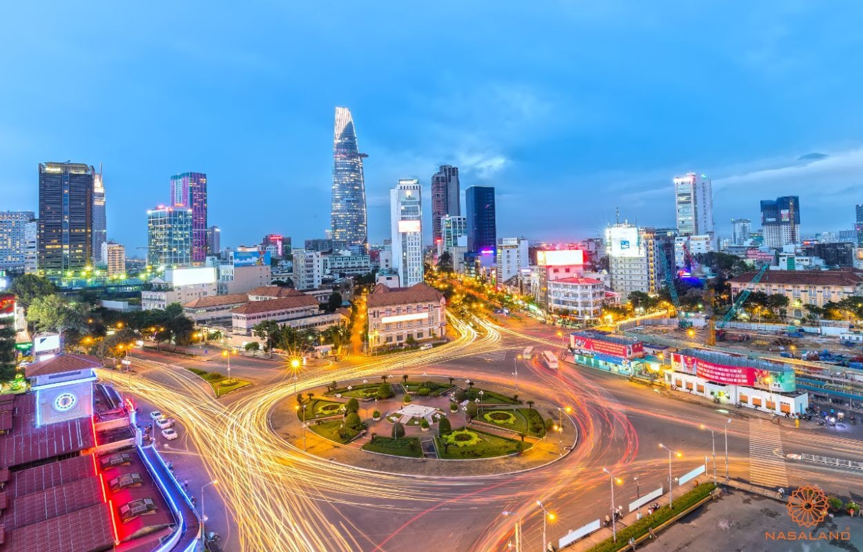 Quận 1 (cũ) là đô thị trung tâm, biểu tượng cho sự thịnh vượng của TP.HCM. (Nguồn: Internet)