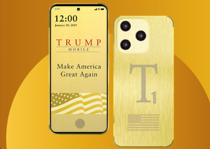 Smartphone Trump T1. Ảnh: Trump Mobile