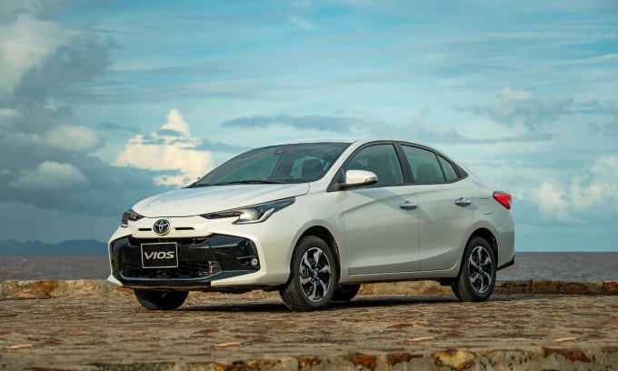 Mẫu Toyota Vios tại Việt Nam. Ảnh: TMV