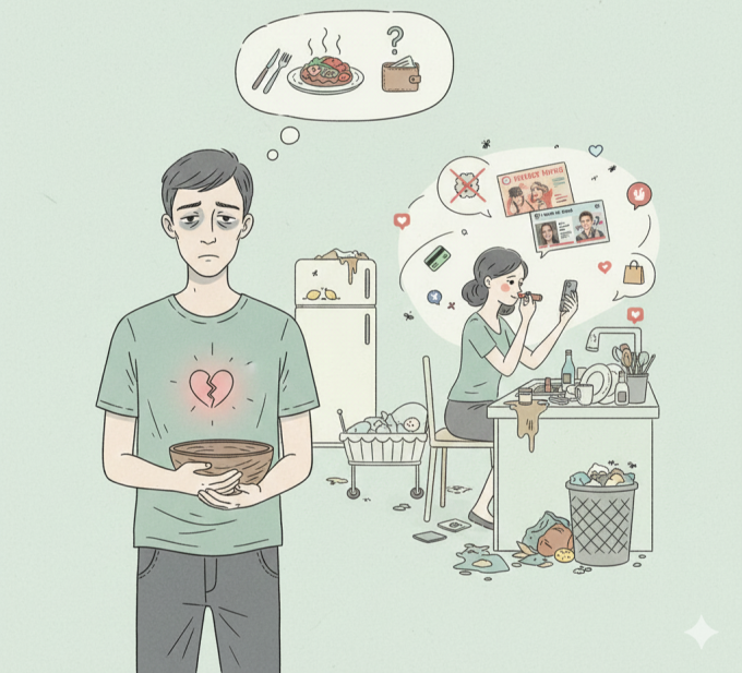 Luôn sống trong bất an khi đưa vợ 80% lương