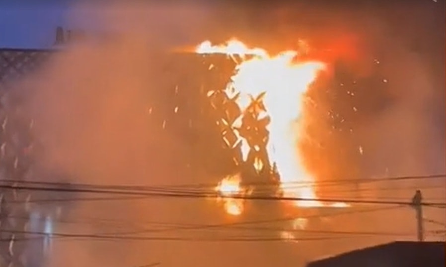 Cháy lớn quán bar ở Đồng Nai