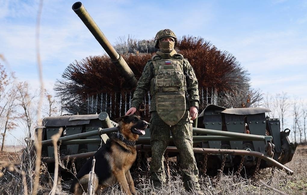 Binh sỹ Nga trên chiến tuyến. Ảnh: TASS