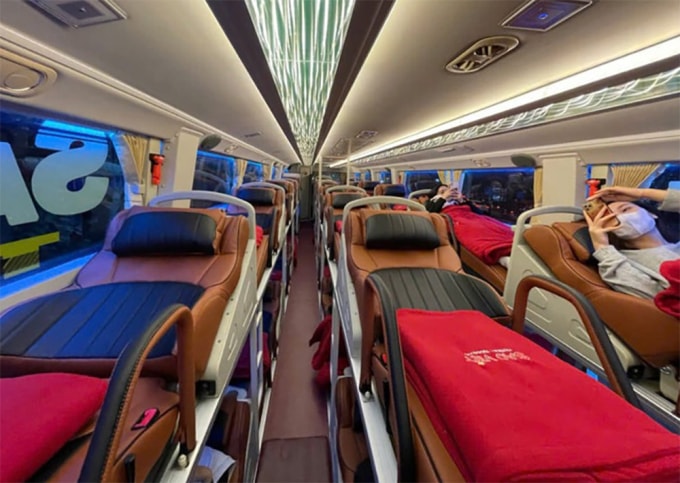 Xe giường nằm thường có chất lượng tốt. Ảnh: Chinhphu.vn