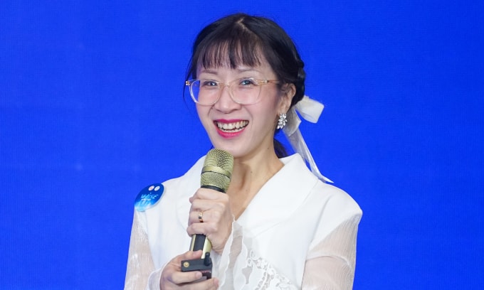 Bà Nguyễn Trúc Vân, Giám đốc Trung tâm Mô phỏng và Dự báo Kinh tế - Xã hội. Ảnh: Bảo Lâm