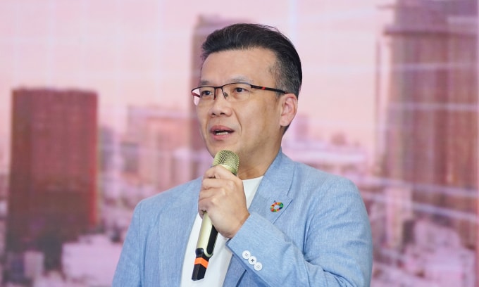 Ông Alan Ang, Chủ tịch Hiệp hội Blockchain châu Á. Ảnh: Bảo Lâm