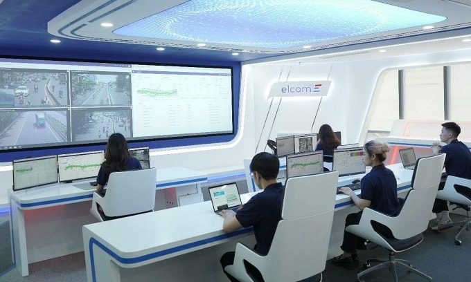Trung tâm điều hành thông minh, nằm trong hệ sinh thái số do một doanh nghiệp Việt phát triển. Ảnh: Elcom