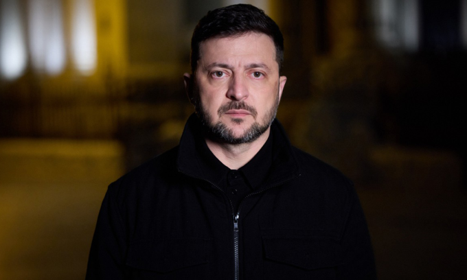 Tổng thống Ukraine Volodymyr Zelensky phát biểu hôm 27/11. Ảnh: Văn phòng Tổng thống Ukraine