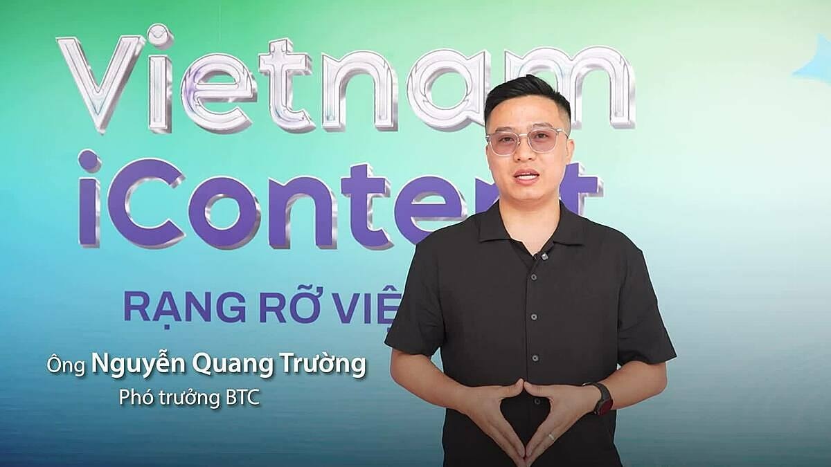 Công tác chuẩn bị cho gala Vietnam iContent 2025