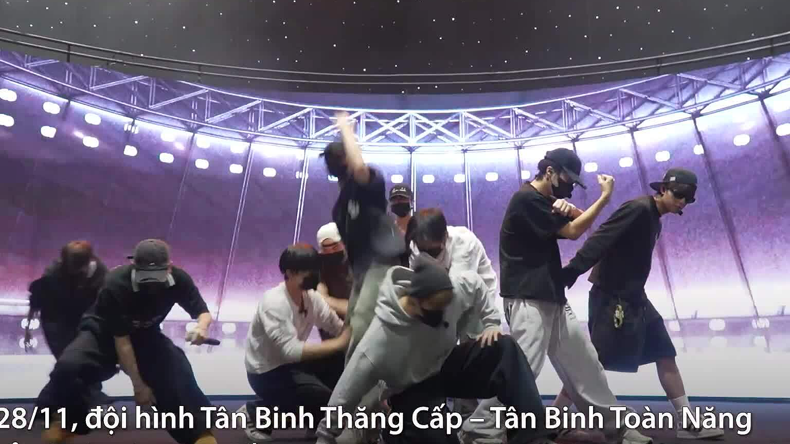 Đội hình 'Tân binh toàn năng' tập luyện cho gala Vietnam iContent 2025