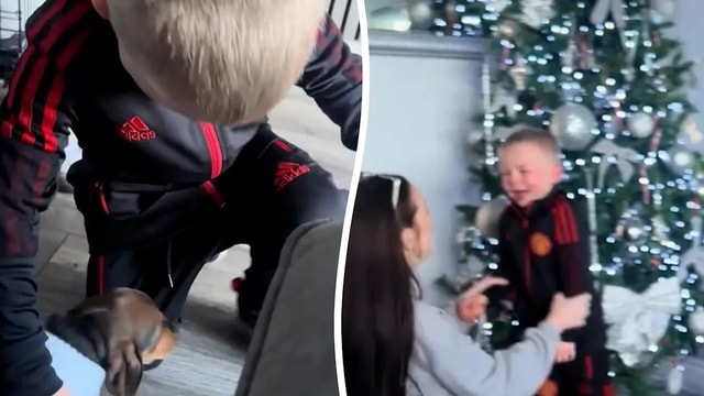 Cậu bé 5 tuổi bật khóc vì món quà Giáng sinh sớm đặc biệt - Ảnh 1.