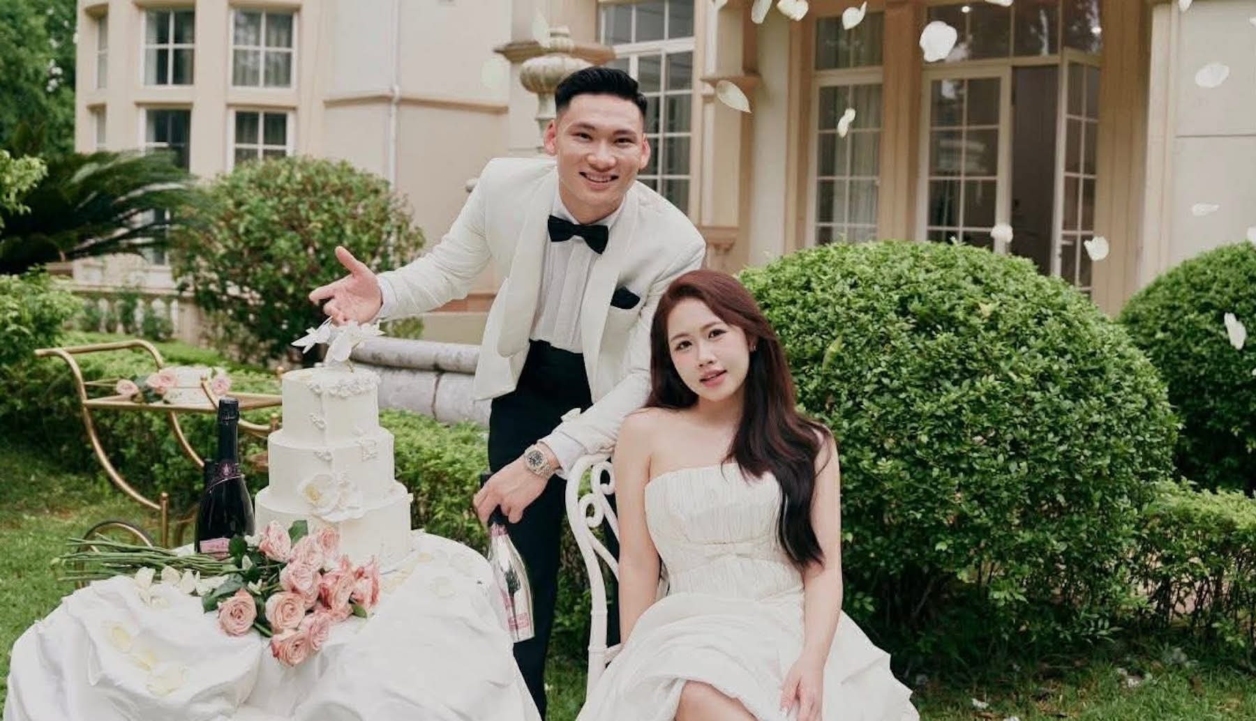 Trịnh Xuân Hoàng kết hôn cùng Trần Ngọc Ánh.