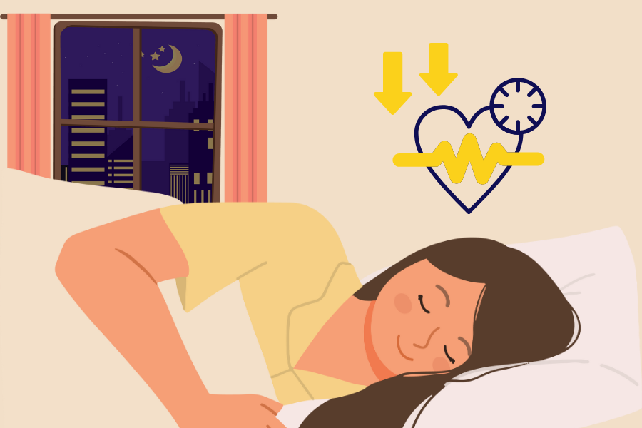 đi ngủ một giờ cố định đều đặn hỗ trợ huyết áp giảm tự nhiên vào ban đêm