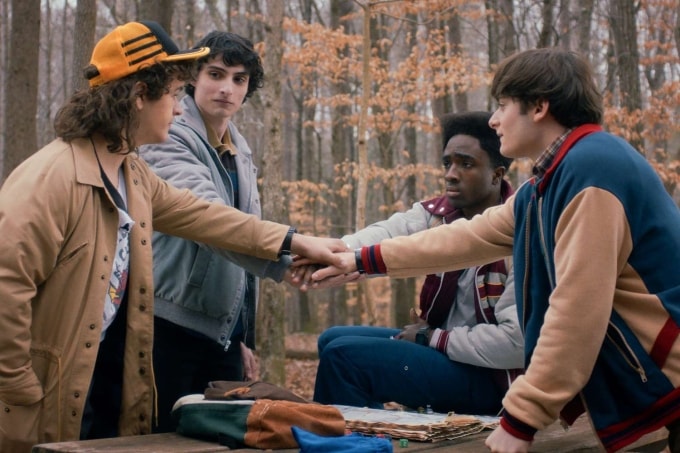Các nhân vật chính trong Stranger Things 5. Ảnh: Netflix