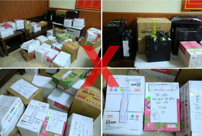 Tang vật bị thu giữ trong vụ án. Ảnh: Công an Đồng Nai