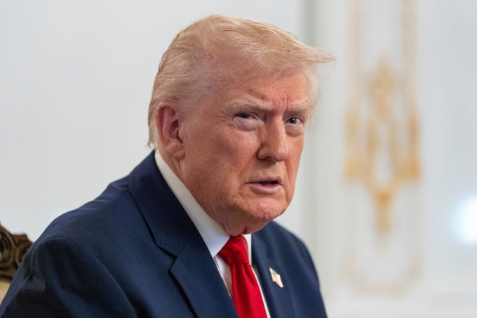 Tổng thống Donald Trump tại Mar-a-Lago ngày 27/11. Ảnh: AP