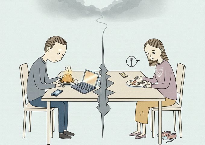 Khi ăn chung, chồng luôn chọn phần ngon nhất, mặc vợ ăn gì