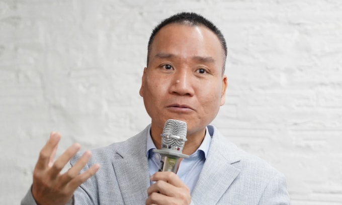 Ông Chu Tuấn Anh chia sẻ tại hội thảo. Ảnh: Lưu Quý