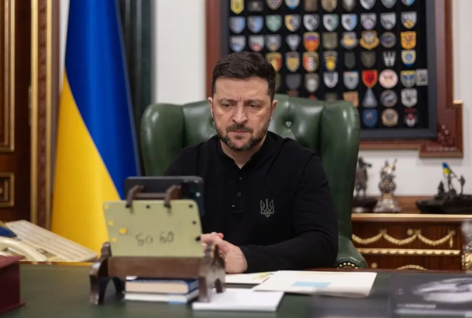Tổng thống Ukraine Volodymyr Zelensky.
