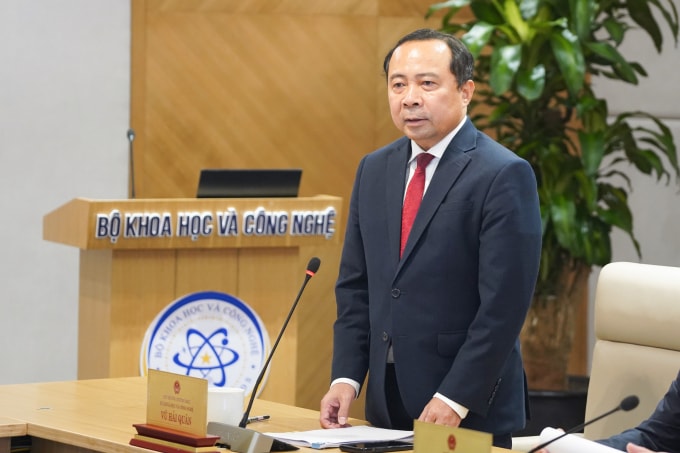 Thứ trưởng Thường trực Bộ Khoa học và Công nghệ Vũ Hải Quân. Ảnh: Lưu Quý