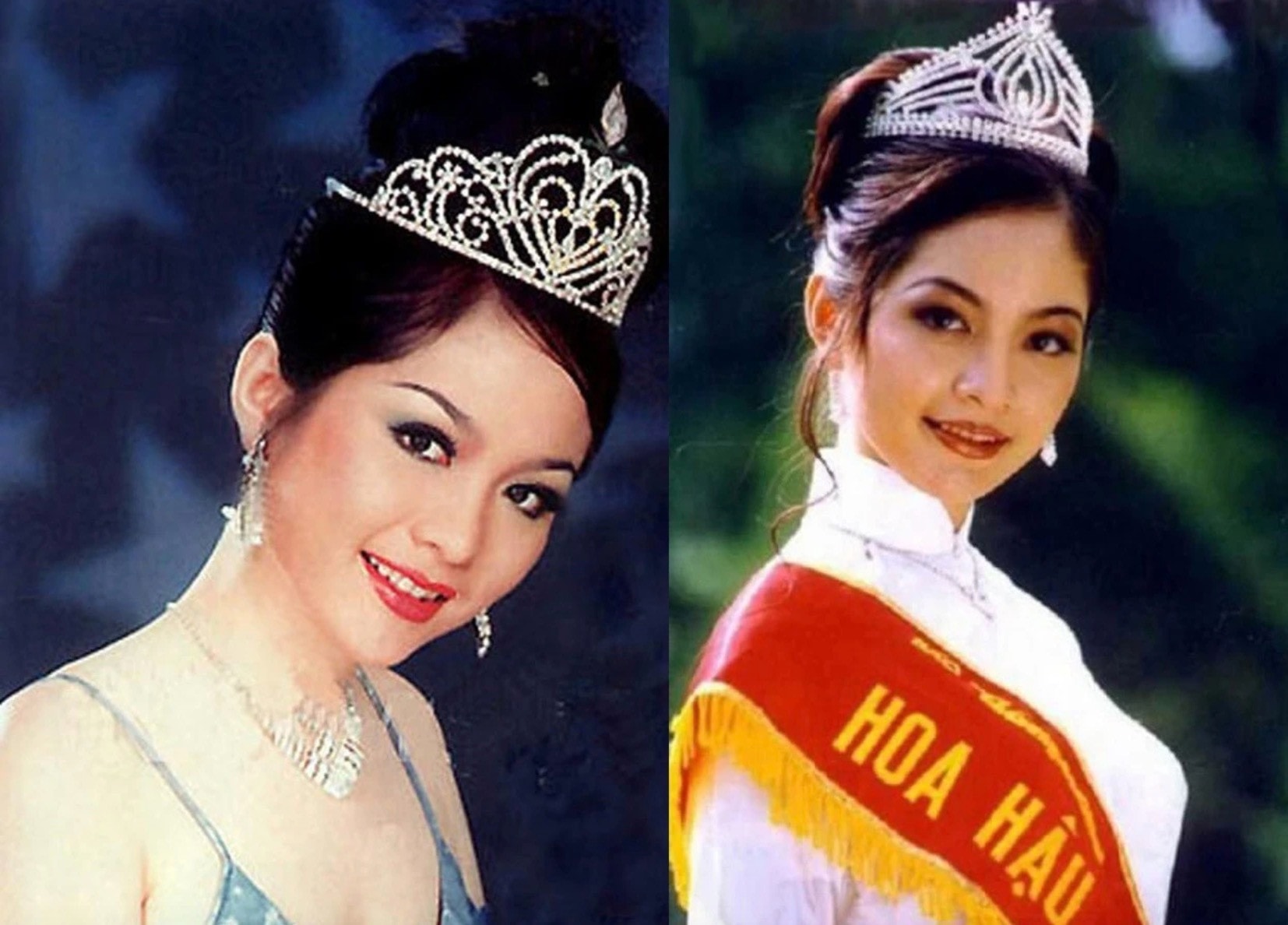 Thiên Nga từng 2 lần đăng quang Hoa hậu Việt Nam.