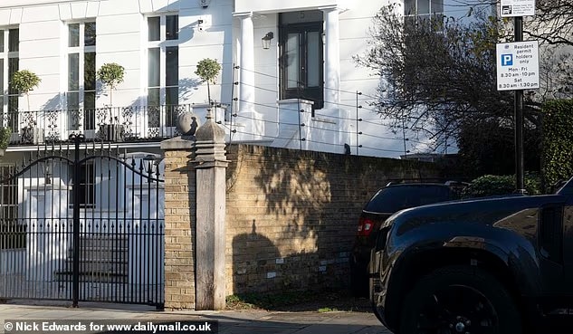 Một góc biệt thự của triệu phú David Walsh ở phố Notting Hill. Ảnh: Dailymail