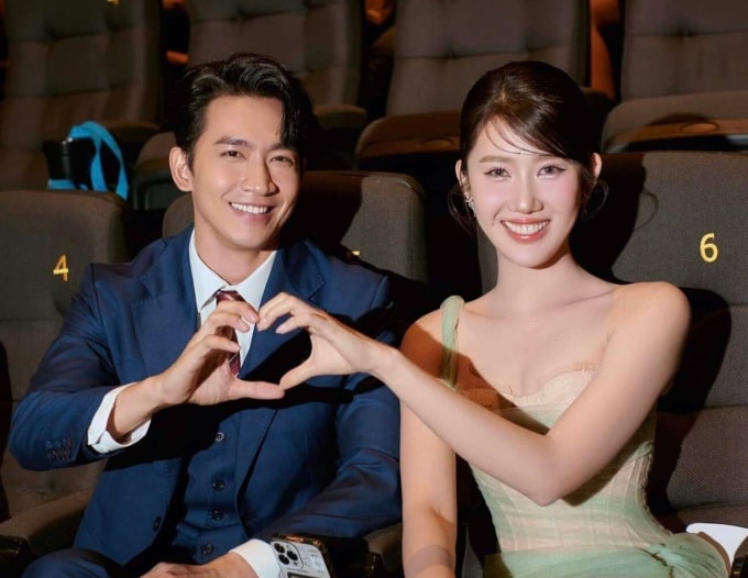 Thúy Ngân, Võ Cảnh trong thời gian hẹn hò.