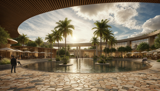 Sun Elite City Bãi Cháy được kỳ vọng trở thành điểm đến quốc tế với đa dạng trải nghiệm thương mại, vui chơi, giải trí. Ảnh: Sun Property