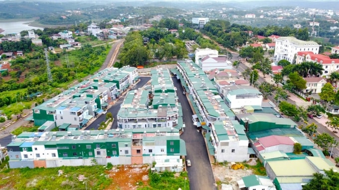 Khu nhà ở xã hội Đắk Nông Hills ở TP Gia Nghĩa, Đắk Nông cũ. Ảnh: Chi Yêng