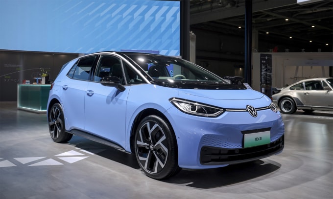 Xe điện Volkswagen ID.3 sản xuất tại Trung Quốc. Ảnh: Volkswagen