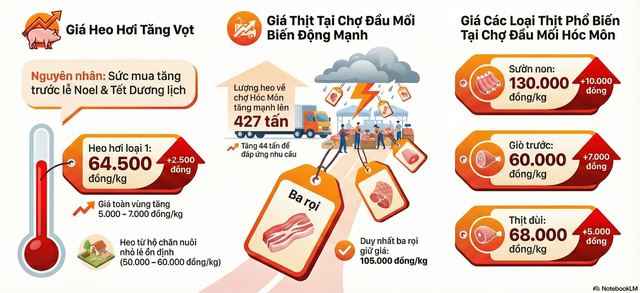 Giá heo hơi hôm nay, 1-12: Diễn biến mới ở chợ đầu mối - Ảnh 1.
