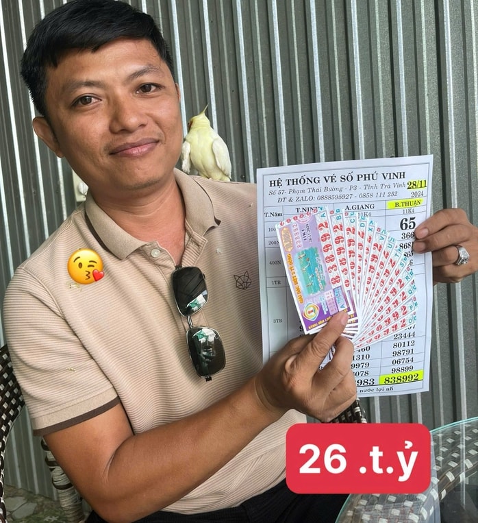 Xổ số miền Nam: Sự trùng hợp độc đắc vé số Bình Thuận gây sốt Mạng xã hội - Ảnh 1. Xổ số miền Nam: Sự trùng hợp độc đắc vé số Bình Thuận gây sốt Mạng xã hội - Ảnh 1.