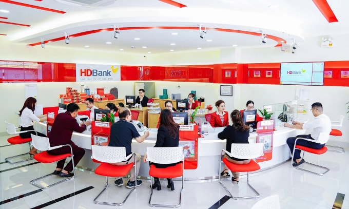 Một phòng giao dịch của HDBank. Ảnh: HDBank