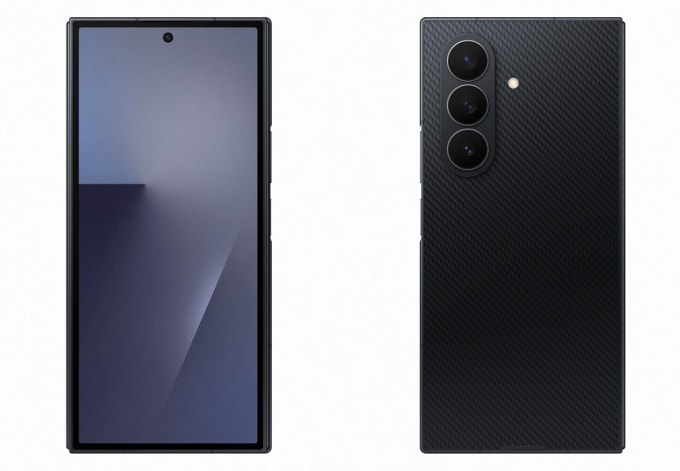 TriFold khi gập lại.