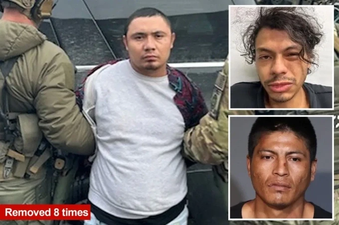 Một số các tội phạm là người nhập cư nước ngoài bị ICE bắt sau khi được New York phóng thích. Ảnh: NY Post