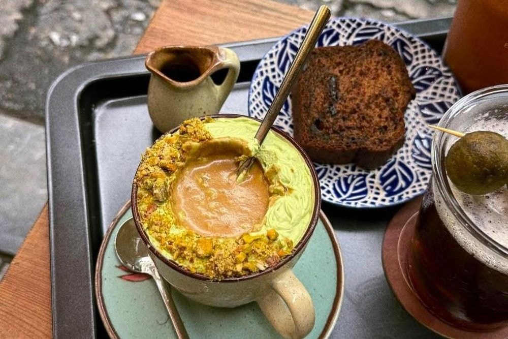 Món kem trộn cà phê gây sốt ở Hà Nội