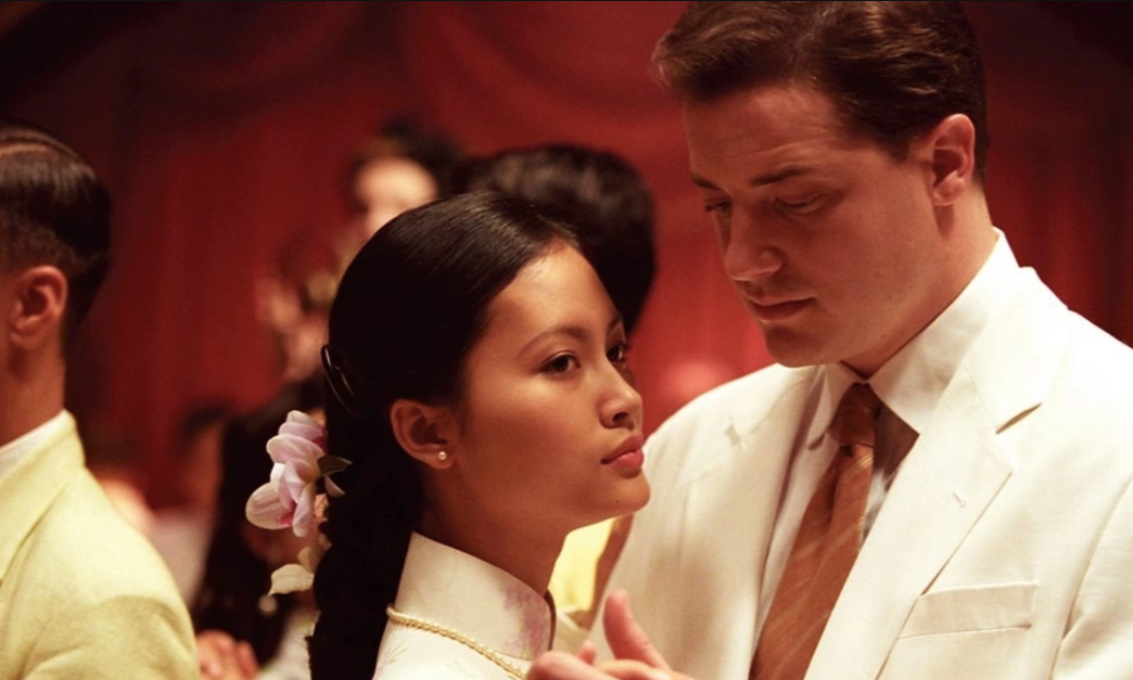 Đỗ Thị Hải Yến và tài tử Brendan Fraser trong bộ phim 